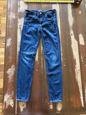 American Eagle Outfitters Navy Blue Skinny Jeans
